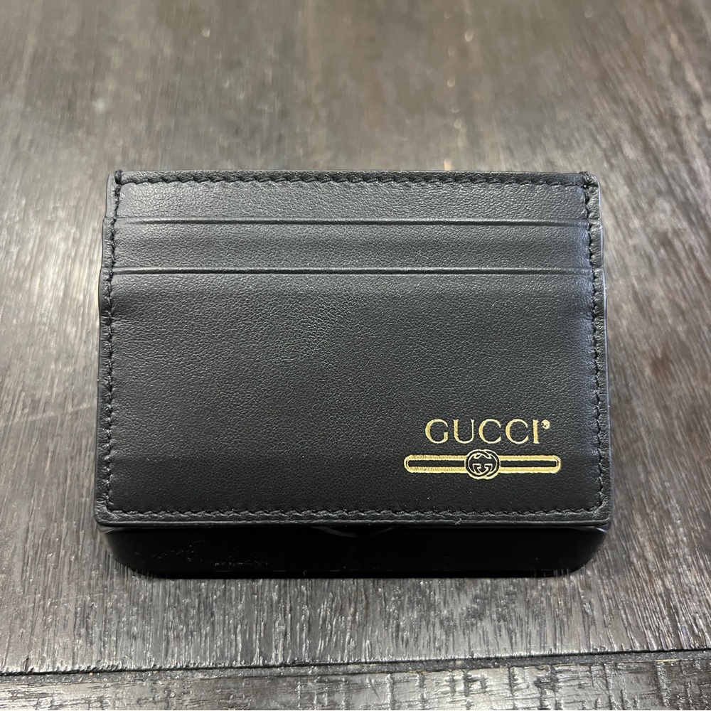 Gucci Men's Leather Card Holder Wallet